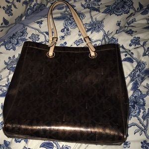 Rose gold Michael kors bag